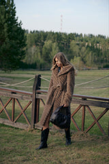 Nonna Haina din blana ecologica cu efect de vizon