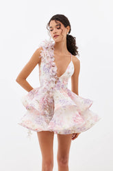 Helene Japanese dress in waves