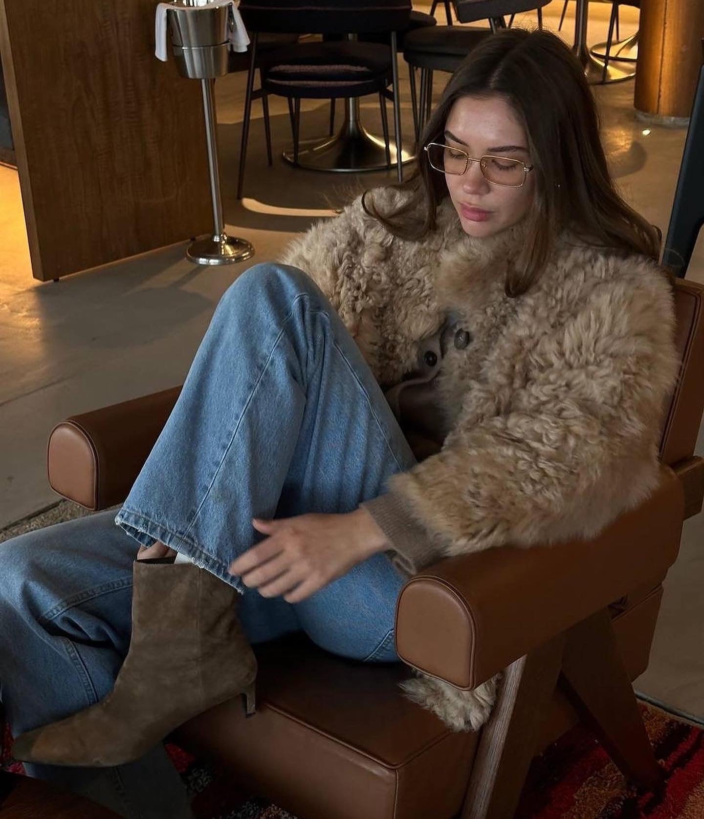 Natural Tigrado Fur. Blana naturala din oaie Tigrado. KALINKA FURS