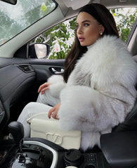 Natural Arctic Fox. Blana naturala din vulpe arctica de colectie KALINKA FURS