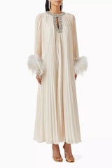 Roza Rochie cu detalii roz pe cristale