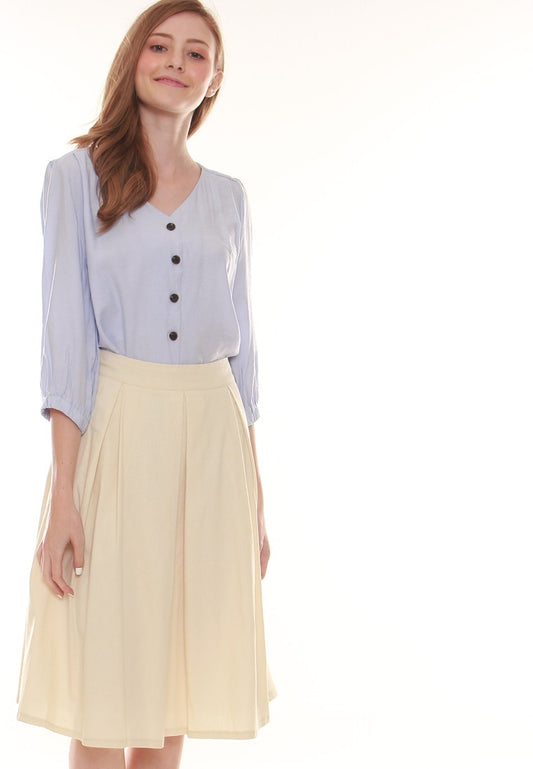 Fusta old money cu pliuri, M