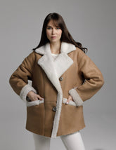 Winter coat made of natural fur