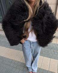 Mongolian Fur in Dark. Blana mongoleza intunecata KALINKA FURS