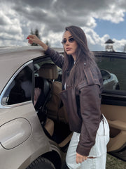 Adele Jacket with detachable sleeves