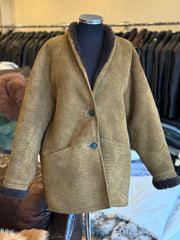 Svetlana Natural sheepskin coat