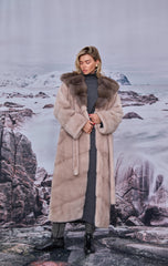 Vioreya jacheta din blană naturală de vizon/nurca
