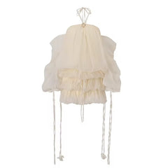 Emy rochie vaporoasă cu umerii goi KALINKA FURS