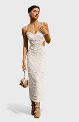 Robe longue à perles Anissa