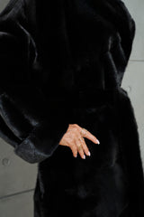 Vera Jacheta din blană naturală de vizon/nurca