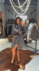 Ella Haina din blana naturala din jder, în două culori