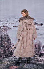 Vioreya jacheta din blană naturală de vizon/nurca