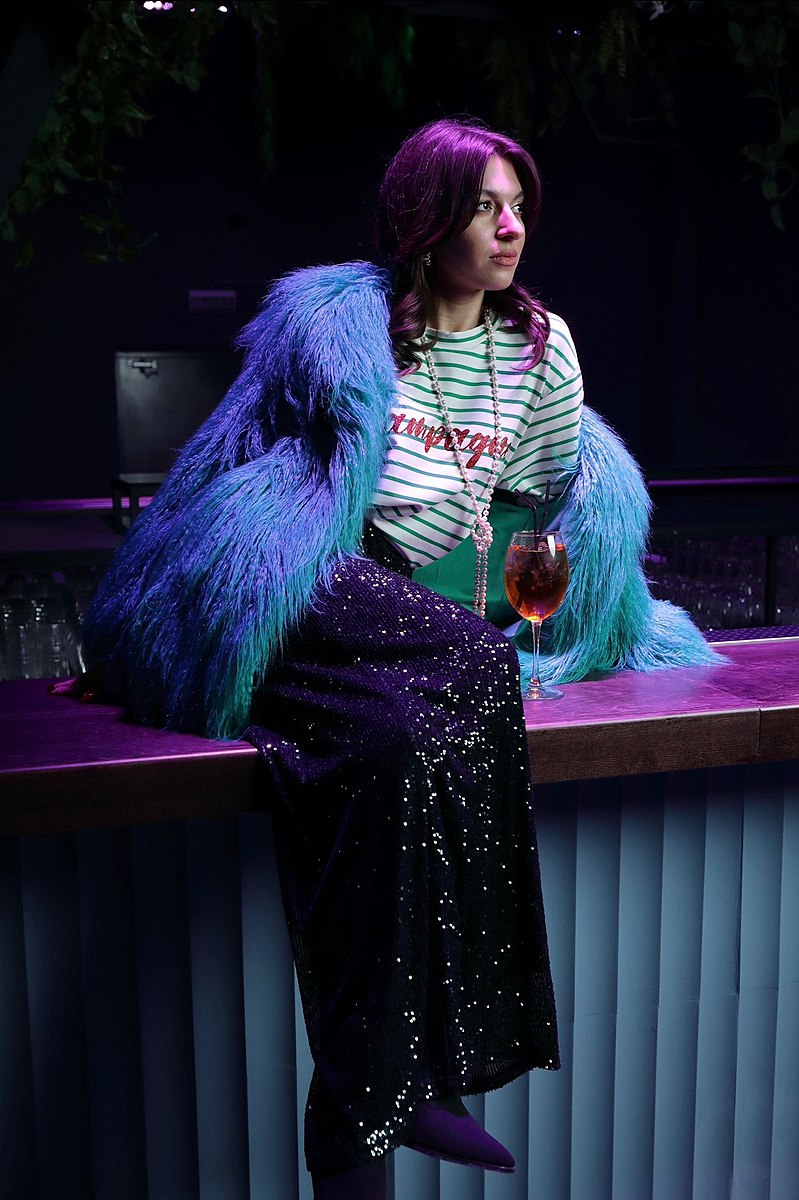 Mongolian fur in turquoise’s green. Blana mongoleza verde turquoise KALINKA FURS