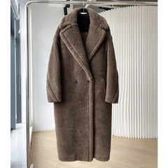Teddy Coat Oversized. Palton oversized Teddy KALINKA FURS