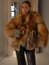 Alsou jacket made of natural Canadian fox fur. Premium quality