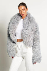 Mongolian Fur Short Edition, 40cm. Blană naturala din oaie mongoleza, ediție scurtă, 40 cm KALINKA FURS