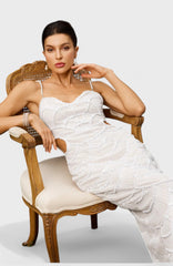 Robe longue à perles Anissa