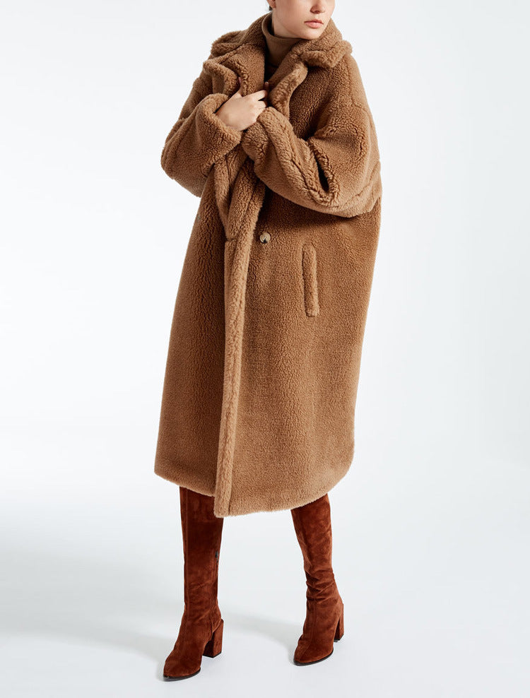 Teddy Coat Oversized. Palton oversized Teddy KALINKA FURS