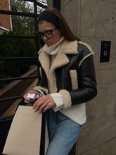 Cropped Shearling Winter Jacket KALINKA FURS