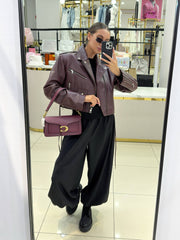 Julia geaca scurtă cu șireturi