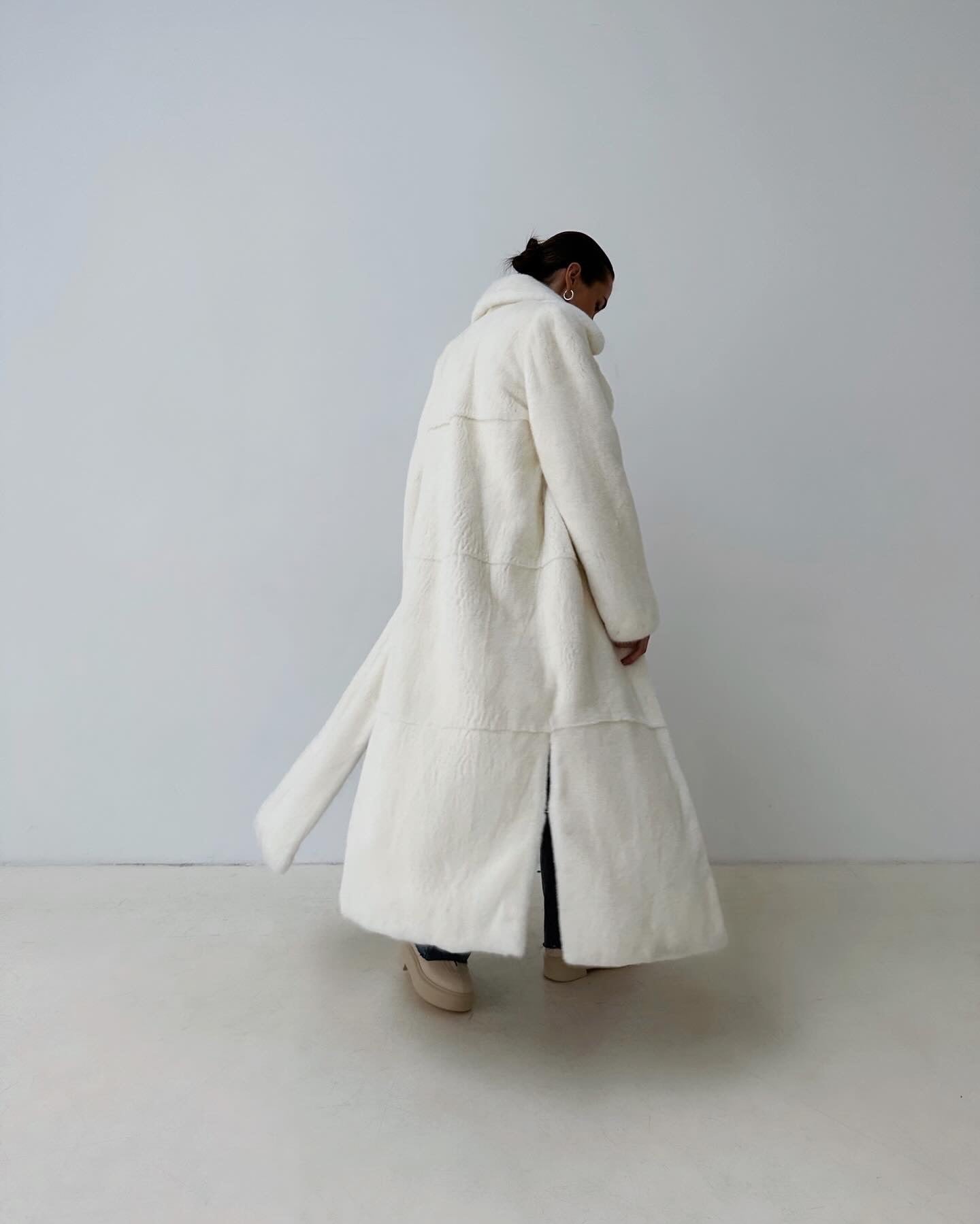White Mink Coat Blackglama KALINKA FURS