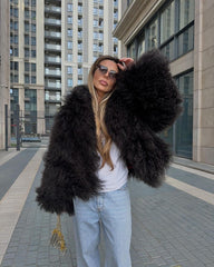 Mongolian Fur in Dark. Blana mongoleza intunecata KALINKA FURS