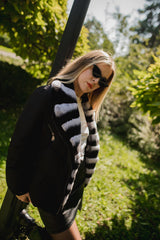 Down Goose Jacket Rex Chinchilla. Geaca de iarna cu Rex Chinchilla KALINKA FURS