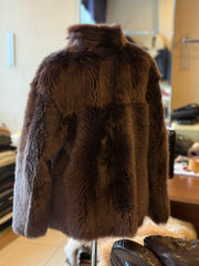 Iulia Cojoc din blană naturală de oaie Toscana