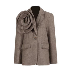 Helsa sacou cu detaliu floral