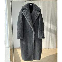 Teddy Coat Oversized. Palton oversized Teddy KALINKA FURS