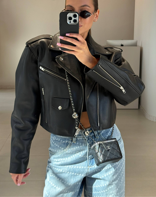 Julia short jacket with laces