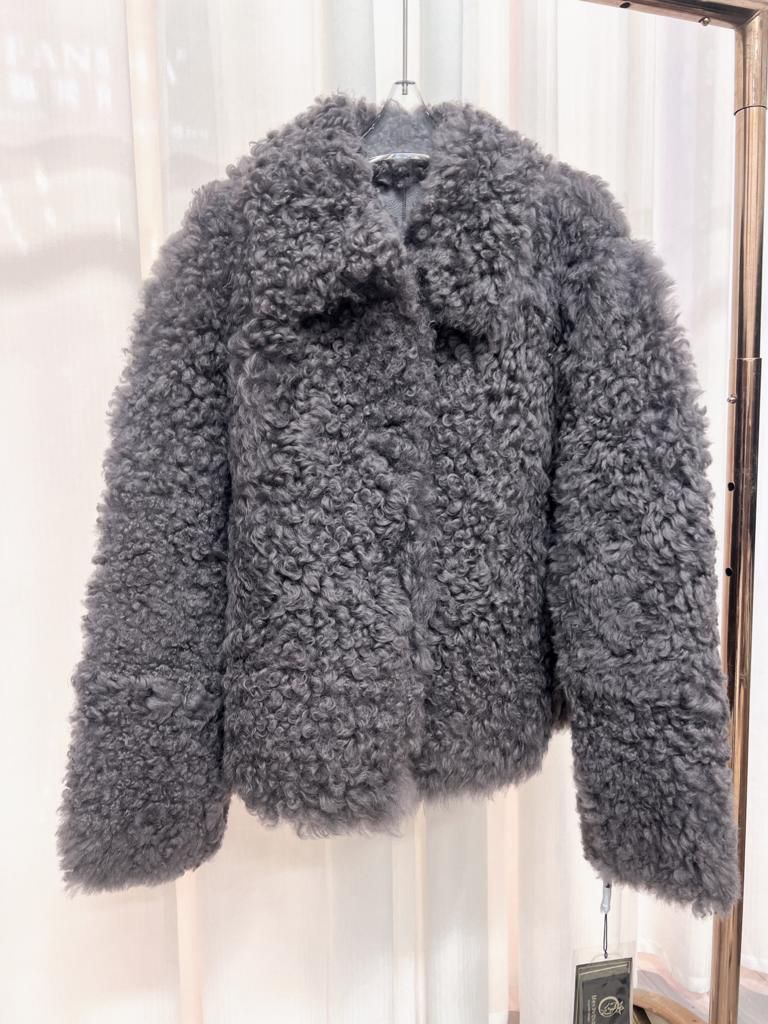 Tigrado Fur Coat. Geaca din blana naturala de oaie Tigrado KALINKA FURS