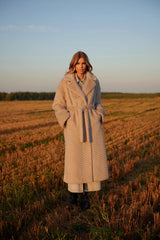 Bianca jacheta din blana ecologica