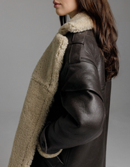 Cojoc lung din blană naturală