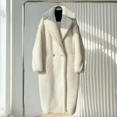 Teddy Coat Oversized. Palton oversized Teddy KALINKA FURS