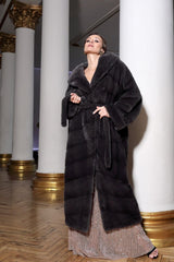 Natural mink fur coat. Blana naturala din vizon KALINKA FURS