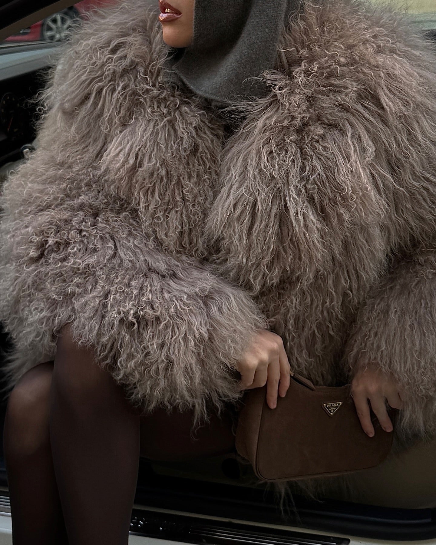 Mongolian Fur in Dark Capuccino. Blana mongoleza capuccino intunecat KALINKA FURS