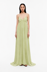 Rochie lunga verde