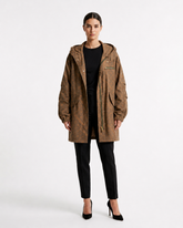 Parka stil oversized cu glugă
