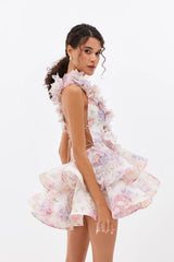 Helene rochie japoneză în valuri