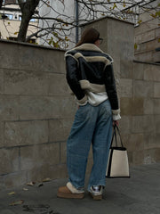 Cropped Shearling Winter Jacket KALINKA FURS