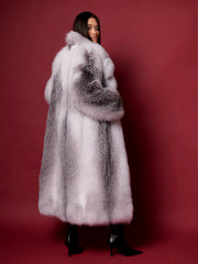 Loredana jacheta din blană naturală de vulpe Silvercross