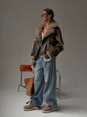 Swag jacheta tip cojoc de iarnă