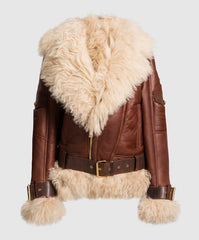 Rock cojoc din blană naturală de oaie