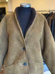 Svetlana Natural sheepskin coat