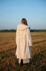 Nonna Haina din blana ecologica cu efect de vizon