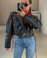 Veste courte Julia à lacets