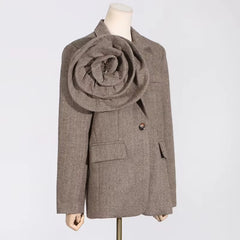 Helsa sacou cu detaliu floral