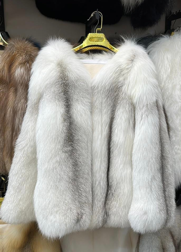 Natural Arctic Fox Limited Edition KALINKA FURS