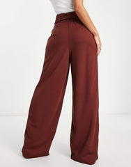 Riana burgundy flared pants. Size M/L